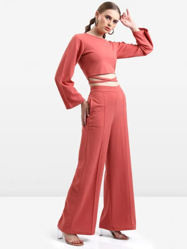  Ketch Women Pink Co-Ords