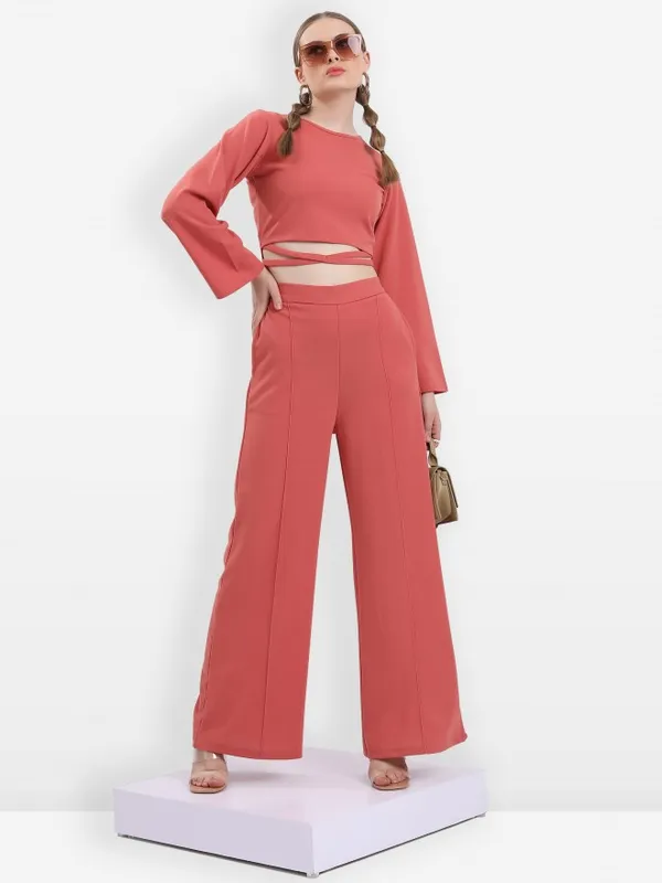  Ketch Women Pink Co-Ords