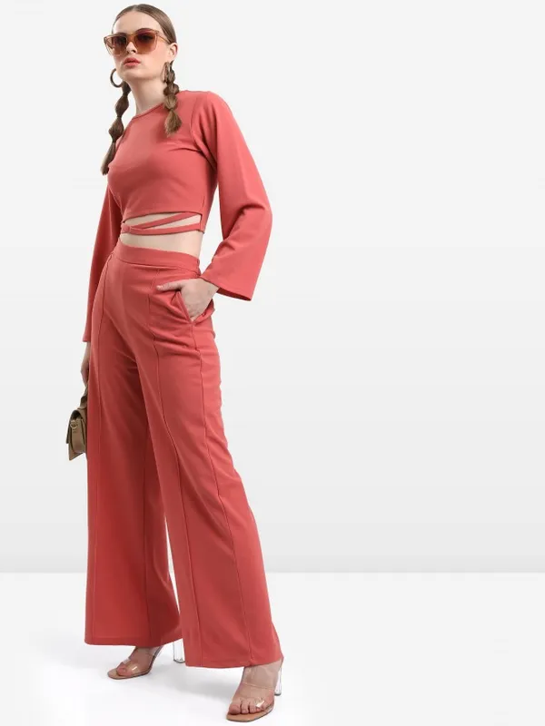  Ketch Women Pink Co-Ords