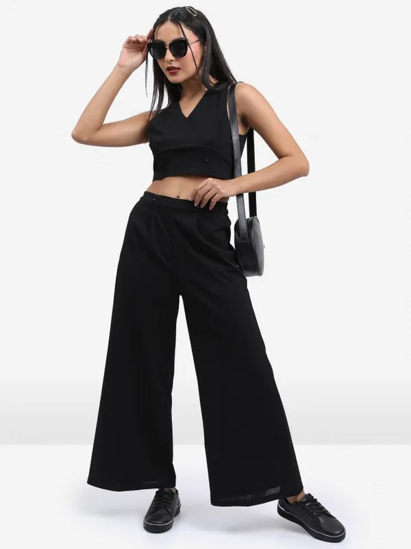  Ketch Women Black Co-Ords