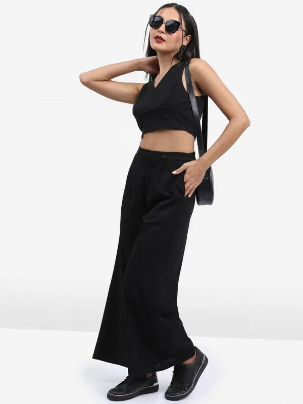  Ketch Women Black Co-Ords