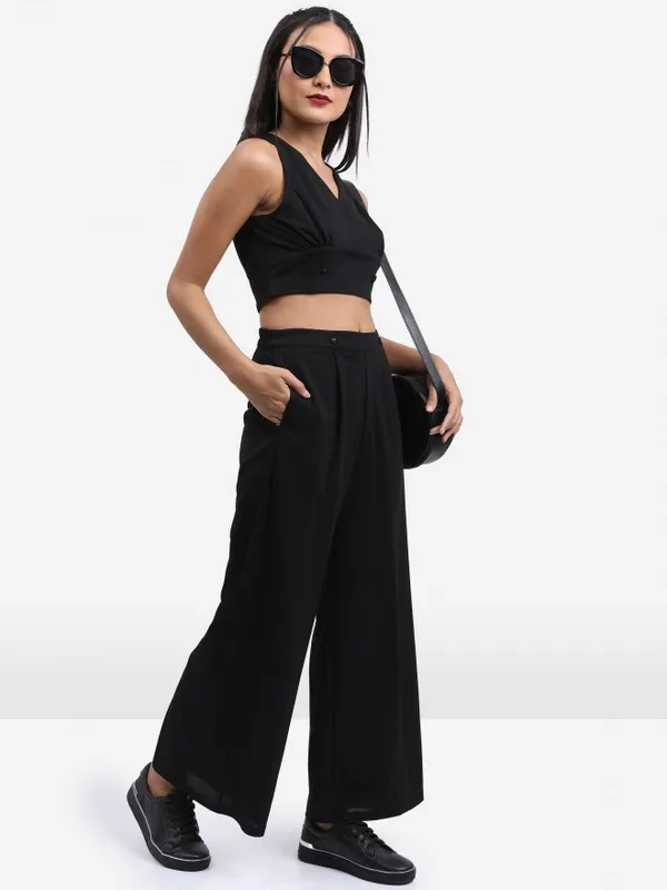  Ketch Women Black Co-Ords