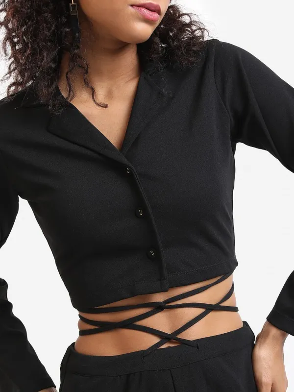  Ketch Women Black Co-Ords