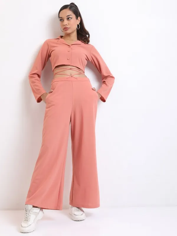  Ketch Women Pink Co-Ords