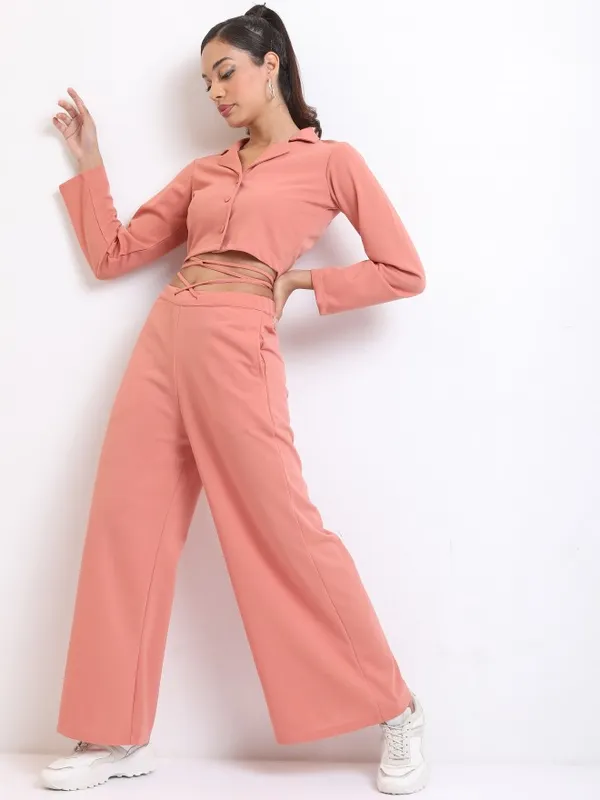  Ketch Women Pink Co-Ords