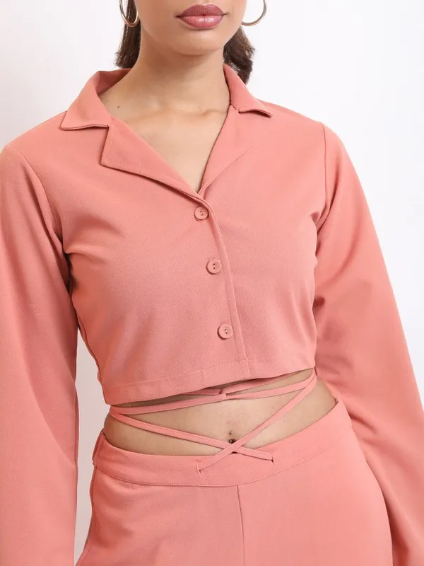  Ketch Women Pink Co-Ords