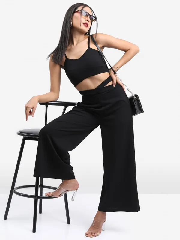  Ketch Women Black Co-Ords