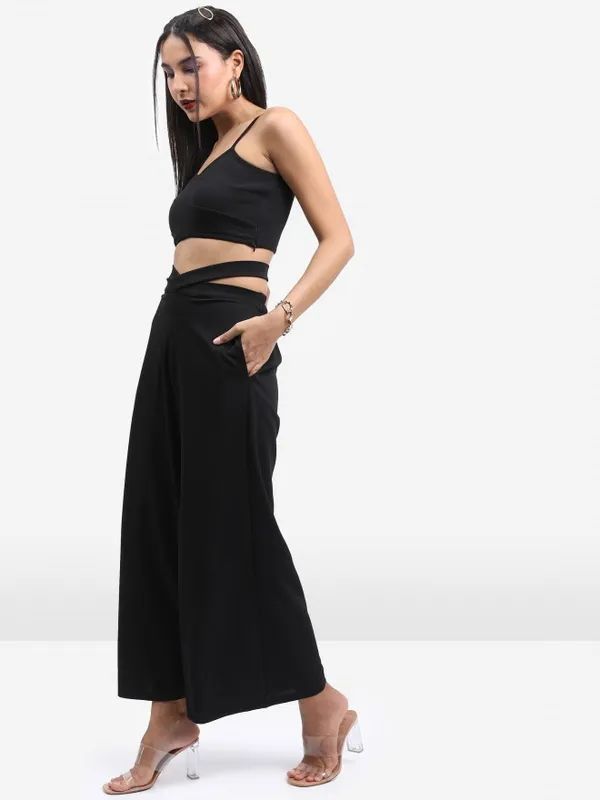  Ketch Women Black Co-Ords