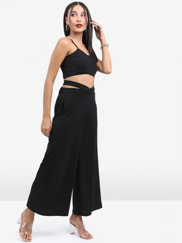  Ketch Women Black Co-Ords