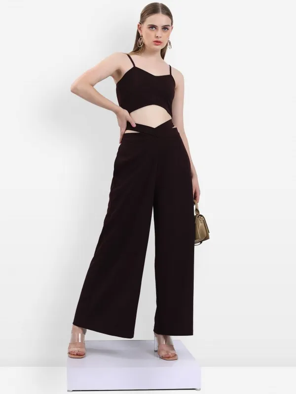 Ketch Women Purple Top With Trouser