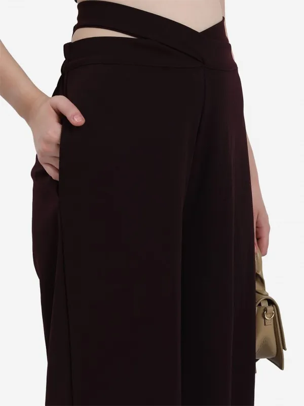 Ketch Women Purple Top With Trouser