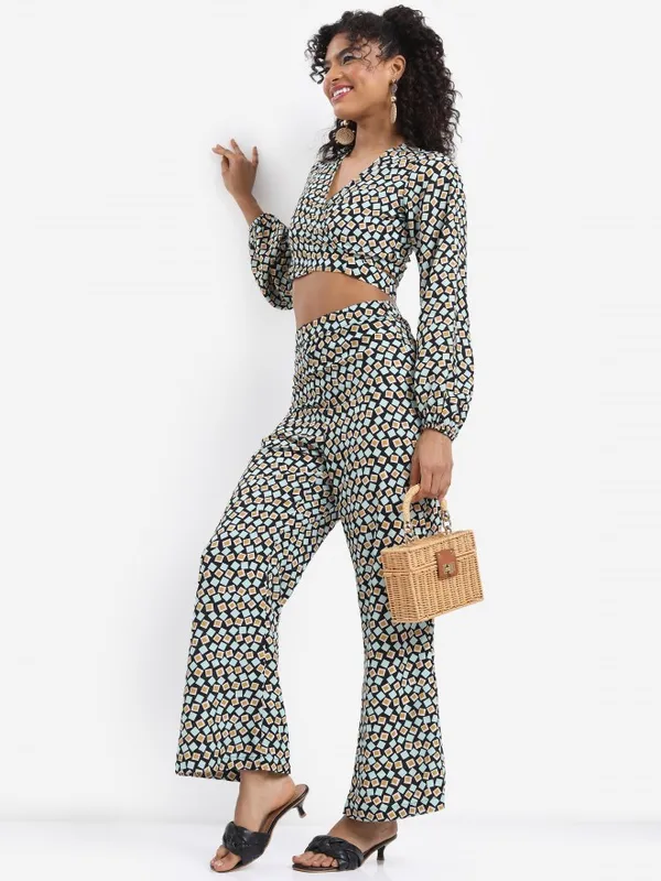  Tokyo Talkies Women Green Co-Ords