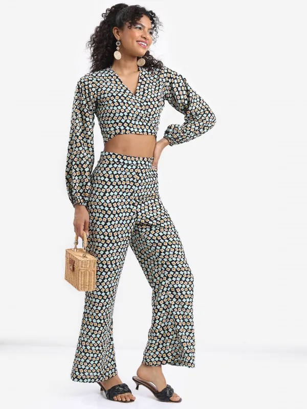  Tokyo Talkies Women Green Co-Ords