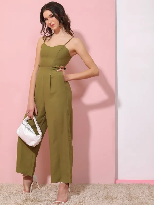Solid Regular Fit Jumpsuit