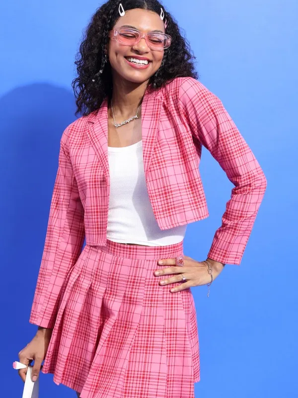  Tokyo Talkies Women Pink Co-Ords