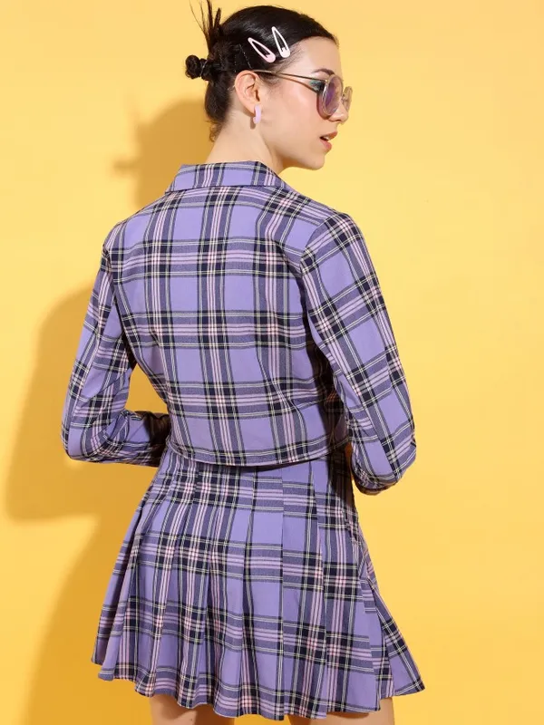  Tokyo Talkies Women Purple Co-Ords