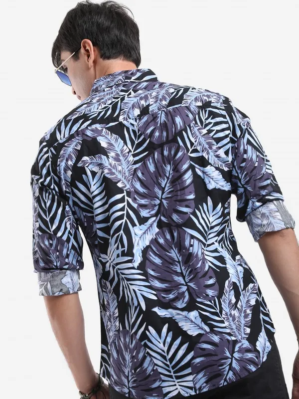  Highlander Men Multi Printed Slim Fit Casual Shirts