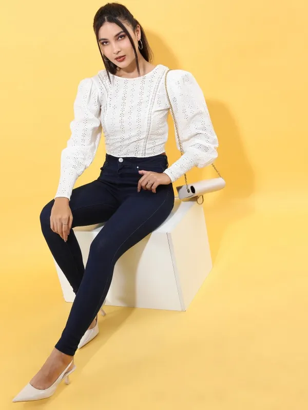  Tokyo Talkies Women Blue Slim Fit Clean Look Jeans