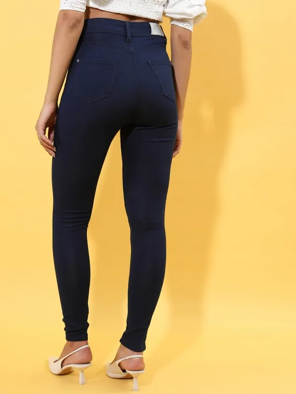  Tokyo Talkies Women Blue Slim Fit Clean Look Jeans