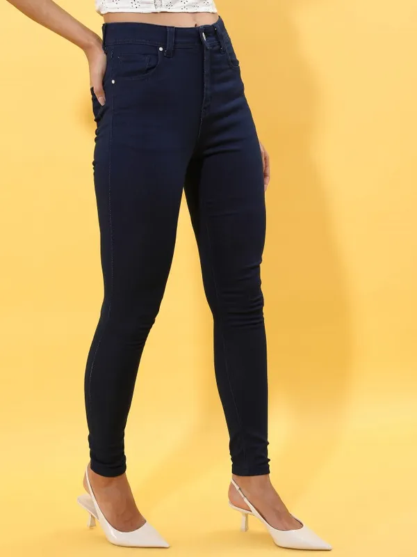  Tokyo Talkies Women Blue Slim Fit Clean Look Jeans