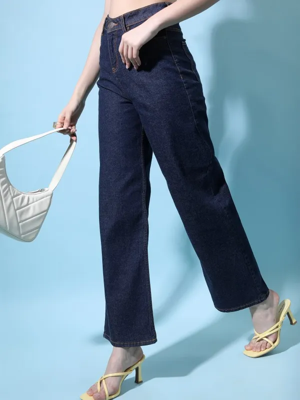 Tokyo Talkies Women Blue Flared Clean Look Jeans