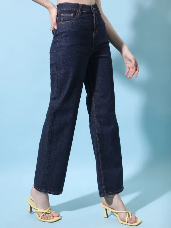  Tokyo Talkies Women Blue Flared Clean Look Jeans