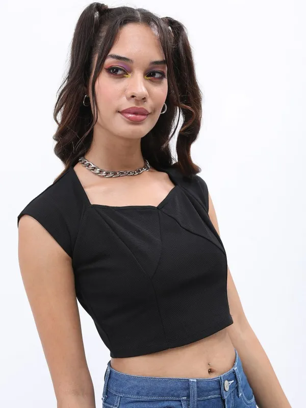 Solid Fitted Top