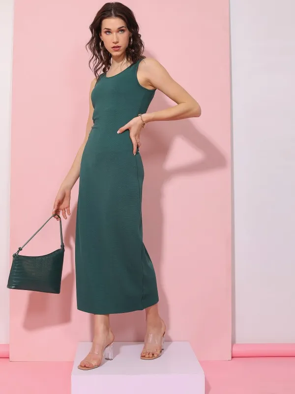 Solid Maxi Dress