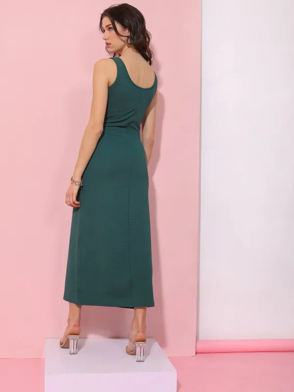Solid Maxi Dress