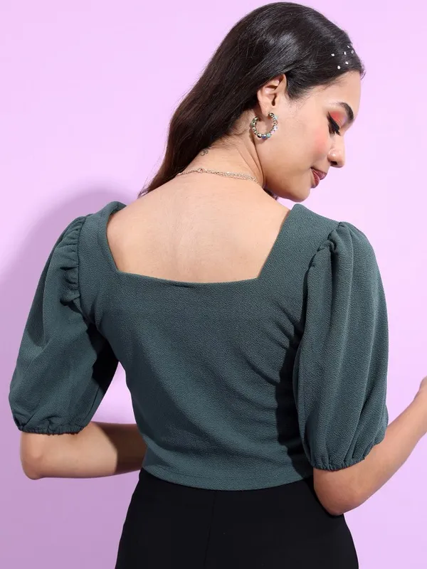 Solid Fitted Top
