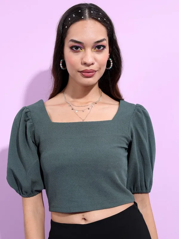 Solid Fitted Top