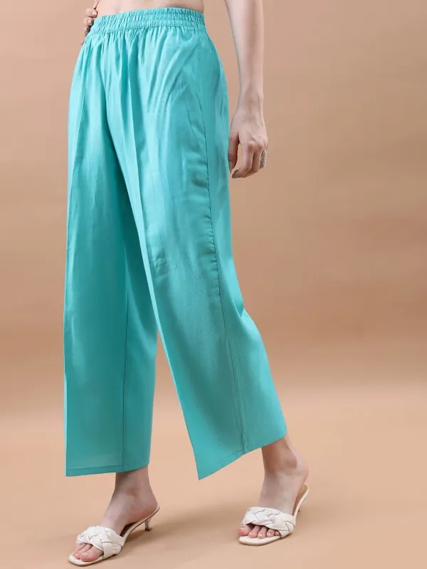 Women Kurta With Palazzo & Dupatta 