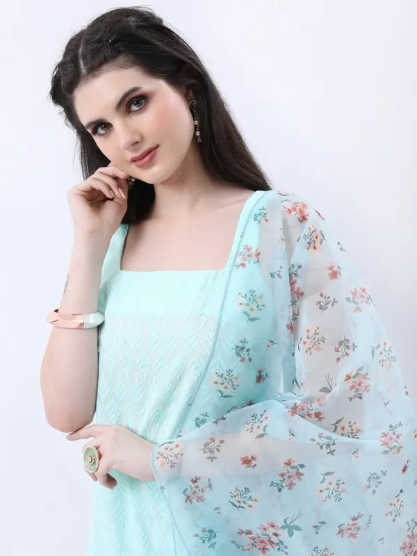 Women Kurta With Sharara And Dupatta