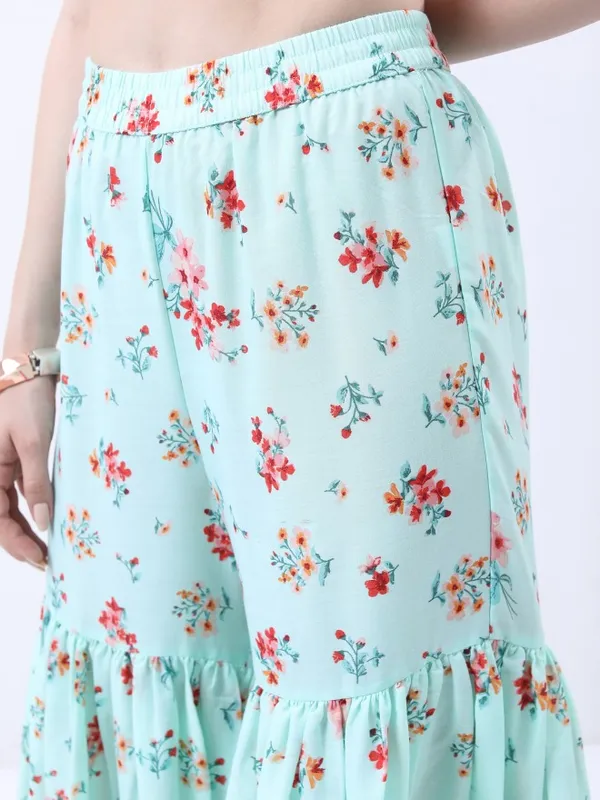 Women Kurta With Sharara And Dupatta