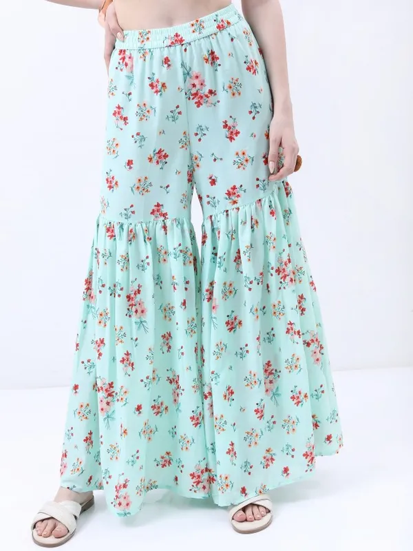 Women Kurta With Sharara And Dupatta