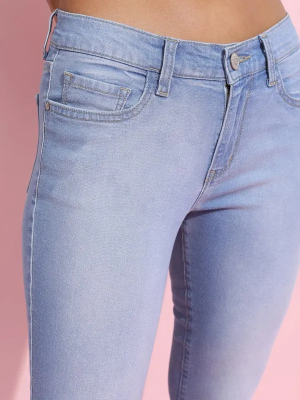Tokyo Talkies Women Blue Skinny Fit Stretchable Jeans