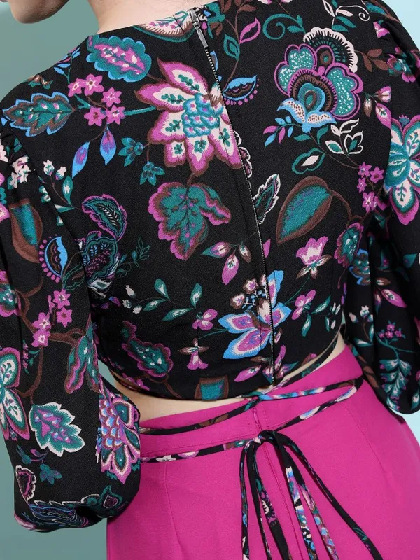 Printed Fitted Top