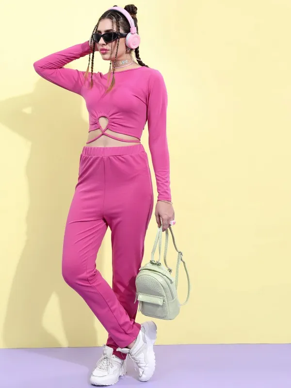  Ketch Women Pink Co-Ords