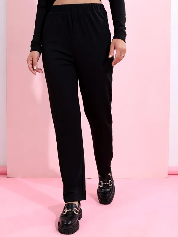  Ketch Women Black Co-Ords