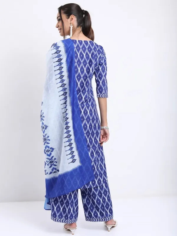 Women Kurta with Palazzo & Dupatta