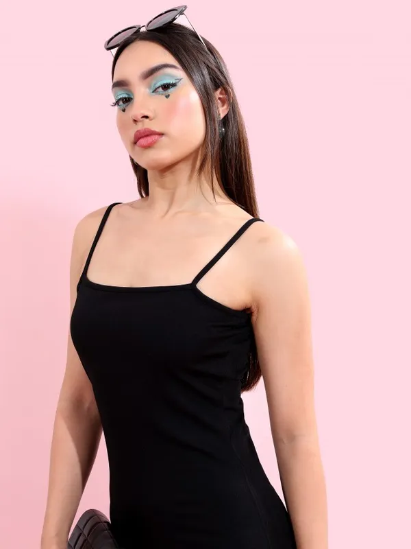  Ketch Women Black Solid Bodycon Dresses