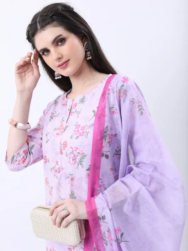 Women Kurta With Trouser And Dupatta