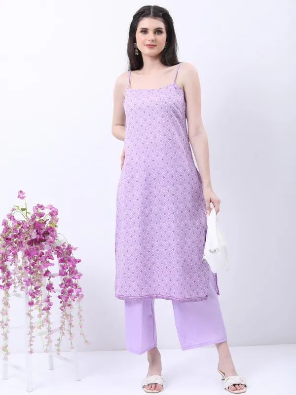 Women Kurta With Palazzo & Dupatta