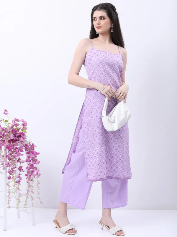 Women Kurta With Palazzo & Dupatta