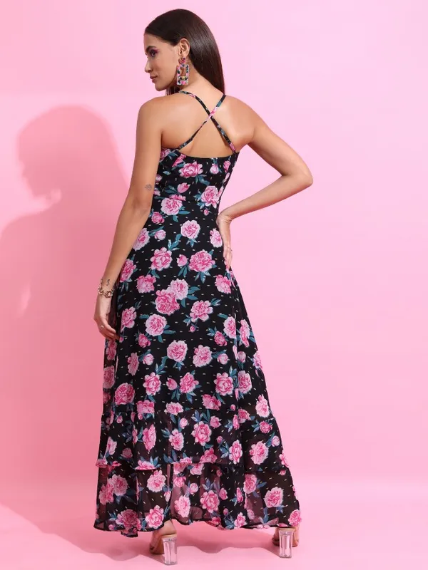 Tokyo Talkies Women Multi Printed Maxi Dress