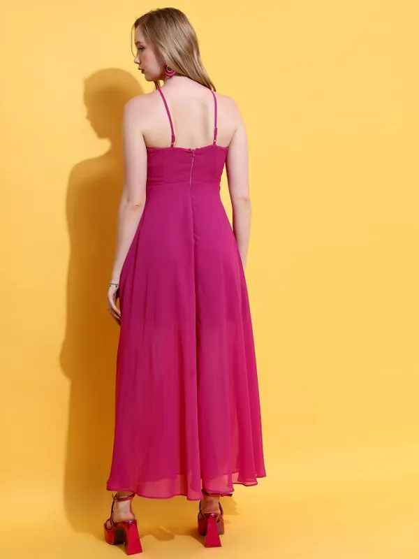 Solid Maxi Dress