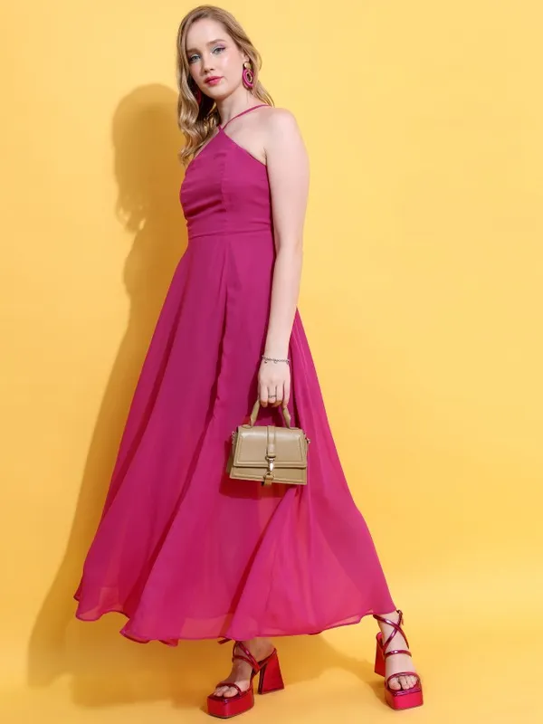 Solid Maxi Dress