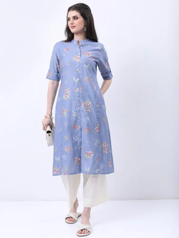 Printed Straight Kurta