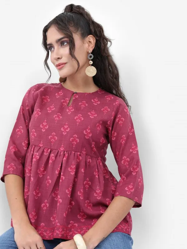 Printed Regular Top