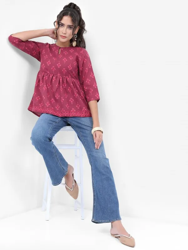 Printed Regular Top